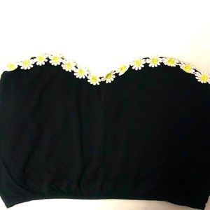 Pacsun Floral Tube Crop Top